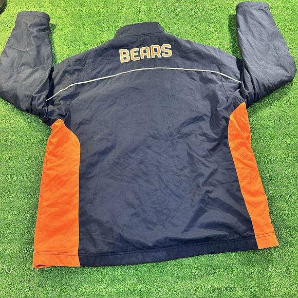 Chicago Bears Reebok Men’s NFL Large Full Zip Up Jacket/Coat Football - Picture 12 of 13